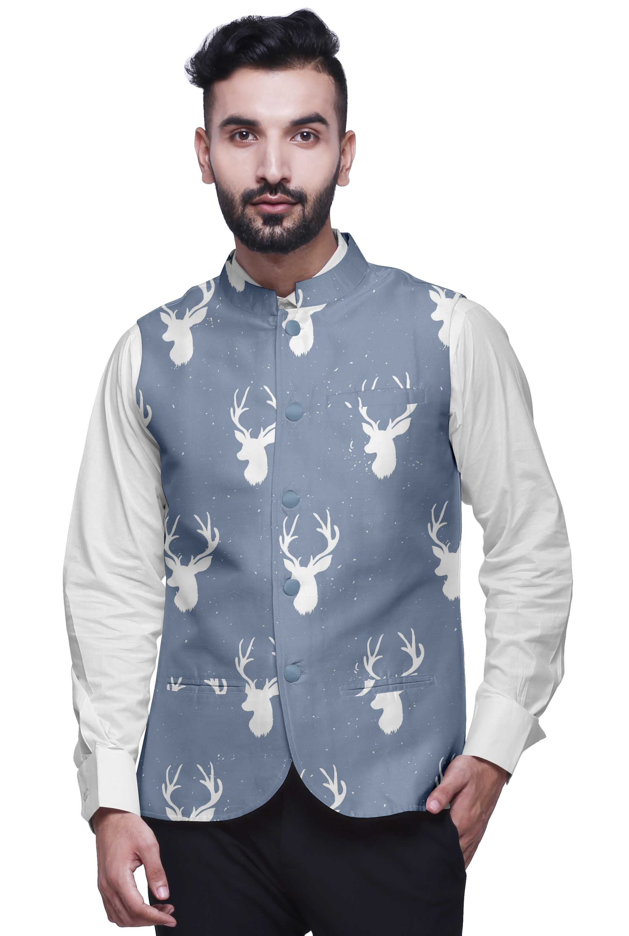 Atasi Animal Party Wear Jacket For Men Printed Casual Jackets Elegant Wedding Jacket Medium Walmart