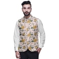 thumbnail image 1 of Atasi Artistic Printed Nehru Jacket Mens Bandhgala Ethnic Jacket Party Wear Wedding Clothing-X-Large, 1 of 6