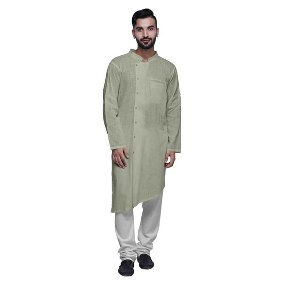Atasi Cotton Kurta Set For Men Designer Casual Solid Kurta Pajama Clothing