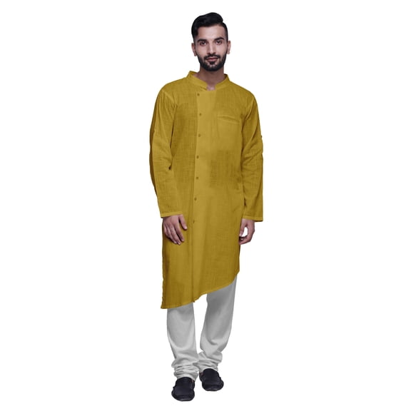 Atasi Cotton Kurta Set For Men Designer Casual Solid Kurta Pajama Clothing