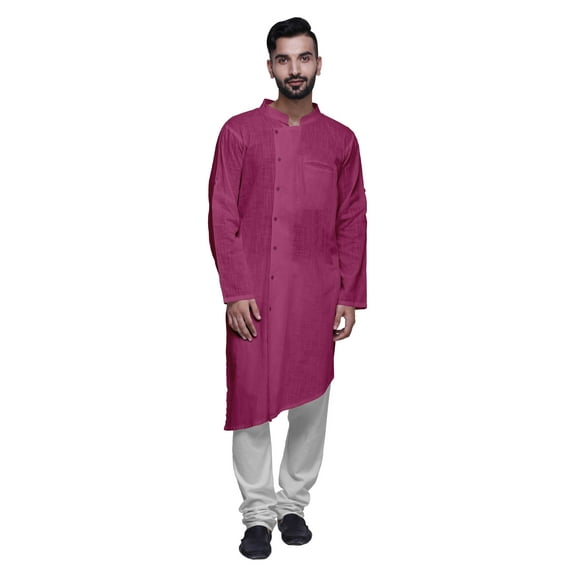 Atasi Cotton Kurta Set For Men Designer Casual Solid Kurta Pajama Clothing