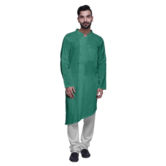 Atasi Cotton Kurta Set For Men Designer Casual Solid Kurta Pajama Clothing