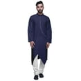 thumbnail image 1 of Atasi Cotton Long Kurta For Men Designer Clothing Button Down Solid Ethnic Kurtas, 1 of 4