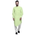 thumbnail image 1 of Atasi Cotton Long Kurta For Men Full Sleeve Indian Kurta Party Festive Wear, 1 of 5