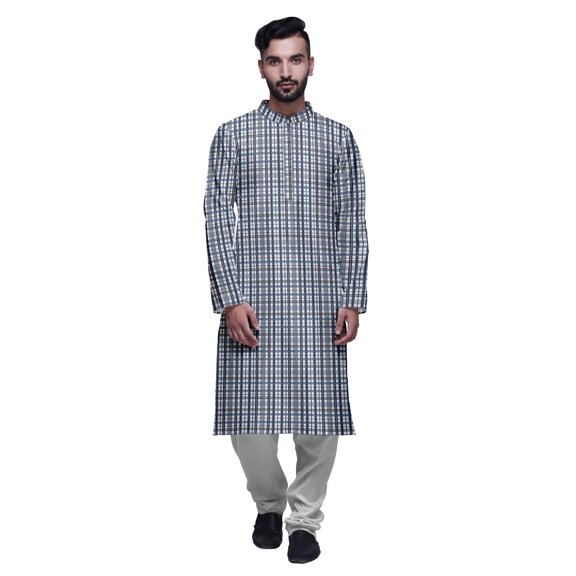 Atasi Cotton Long Kurta Pajama Set For Men Designer Casual Kurta Pajama Clothing