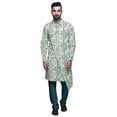 thumbnail image 1 of Atasi Cotton Long Kurta Pajama Set For Men Designer Casual Kurta Pajama Clothing, 1 of 3