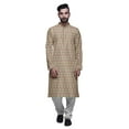 thumbnail image 1 of Atasi Cotton Long Kurta Pajama Set For Men Designer Casual Kurta Pajama Clothing, 1 of 5
