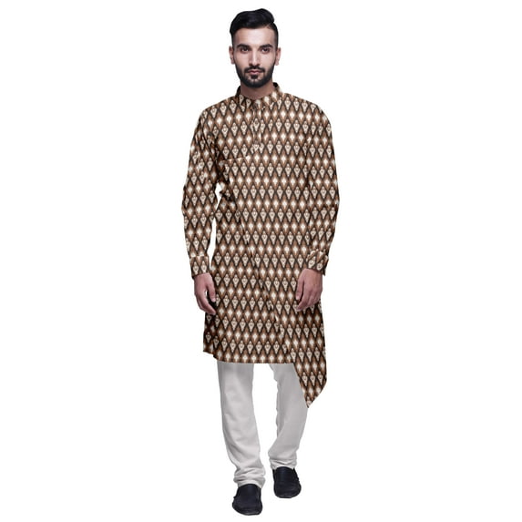 Atasi Cotton Long Kurta Pajama Set For Men Designer Casual Kurta Pajama Clothing