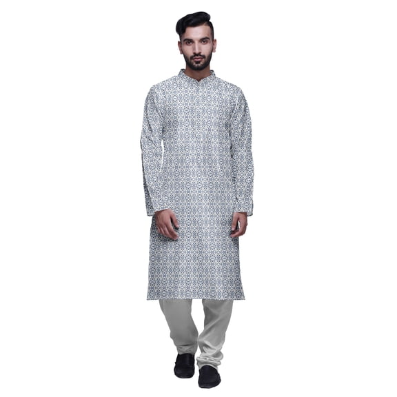 Atasi Cotton Long Kurta Pajama Set For Men Designer Casual Kurta Pajama Clothing