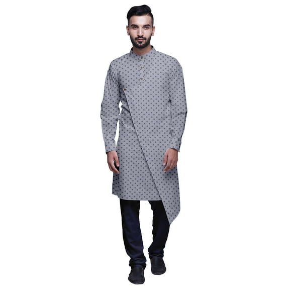 Atasi Cotton Long Kurta Pajama Set For Men Designer Casual Kurta Pajama Clothing
