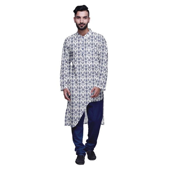 Atasi Designer Kurta Set For Boys Printed Long Kurta Pajama Summer Clothing