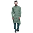 thumbnail image 1 of Atasi Designer Printed Kurta For Boys Casual Kurta Pajama Set Summer Clothing, 1 of 3