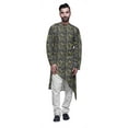 thumbnail image 1 of Atasi Designer Printed Summer Wear Long Kurta With White Pajama Set For Men, 1 of 3