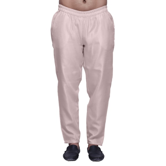 Atasi Dupion Adjustable Solid Readymade Pajama Ethnic Wear Mens Bottom Pant