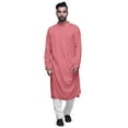 thumbnail image 1 of Atasi Ethnic Kurta For Men Solid Fashion Men Long Sleeve Kurtas Shirt, 1 of 7