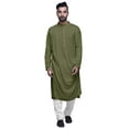 thumbnail image 1 of Atasi Ethnic Kurta For Men Solid Fashion Men Long Sleeve Kurtas Shirt, 1 of 7