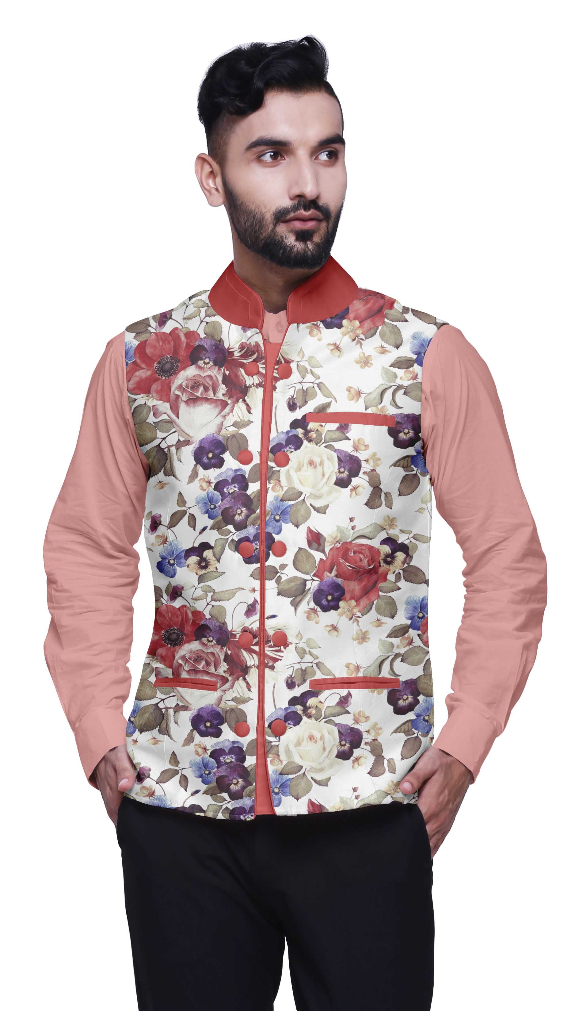 Navy Nehru Jacket – MR BUTTON