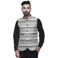 thumbnail image 1 of Atasi Geometric Mens Casual Jackets Lightweight Partywear Indian Waistcoat Printed Nehru Jacket-Large, 1 of 6