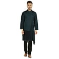 thumbnail image 1 of Atasi Indian Designer Kurta For Mens Party Wear Solid Color Ethnic Long Shirt, 1 of 7