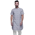 thumbnail image 1 of Atasi Indian Long Kurta For Mens Summer Wear Cotton Cambric Wedding Kurta Shirt, 1 of 1
