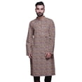 thumbnail image 1 of Atasi Indian Long Kurta For Mens Summer Wear Cotton Poplin Wedding Kurta Shirt, 1 of 7
