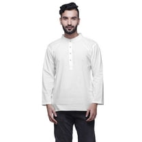 Atasi Indian Short Kurta For Boys Chinese Collar Button Down Casual Clothing