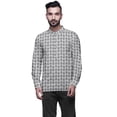 thumbnail image 1 of Atasi Indian Short Kurta For Men Chinese Collar Button Down Casual CottonÂ&nbsp;Shirt, 1 of 1