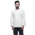 thumbnail image 1 of Atasi Long Sleeve Kurta For Men Solid Mandarin Collar Ethnic Shirt, 1 of 6