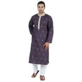 thumbnail image 1 of Atasi Long Sleeves Kurtas For Menâ€™s Mandarin Collar Neck Wear Traditional Wear, 1 of 7
