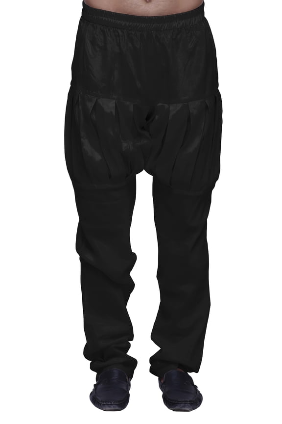 Mens Solid Santoon Readymade Pajama Ethnic Wear Adjustable Elastic Pants