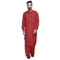 thumbnail image 1 of Atasi Mens Pathani Kurta Pajama Set Long Kurta Pyjama Pants For Men, 1 of 5