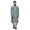 thumbnail image 1 of Atasi Party Wear Kurta Pajama For Men Mandarin Collar Ethnic Printed Kurta Set, 1 of 5
