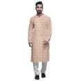 thumbnail image 1 of Atasi Party Wear Kurta Pajama For Men Mandarin Collar Long Sleeve Ethnic Kurta Pajama, 1 of 5