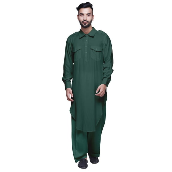Atasi Pathani Kurta Pajama For Men Long Kurta Pyjama Casual Clothing