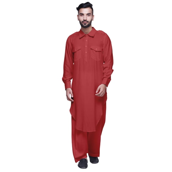 Atasi Pathani Kurta Pajama For Men Long Kurta Pyjama Casual Clothing