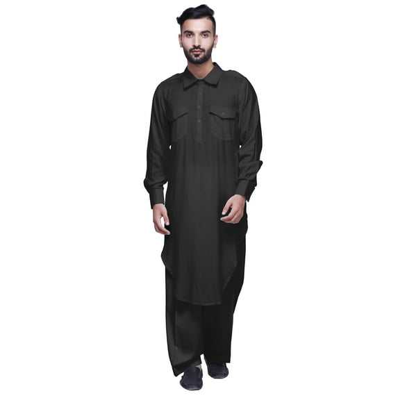 Atasi Pathani Kurta Pajama For Men Long Kurta Pyjama Casual Clothing