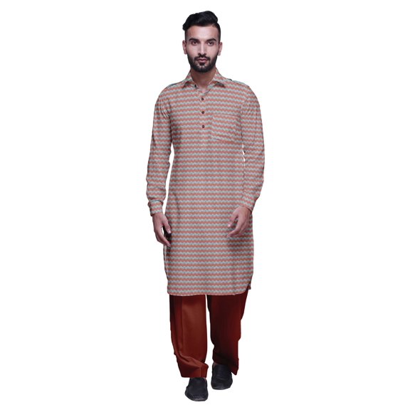 Atasi PathaniÂ KurtaÂ Pajama For Men Full Sleeve LongÂ KurtaÂ Casual Clothing