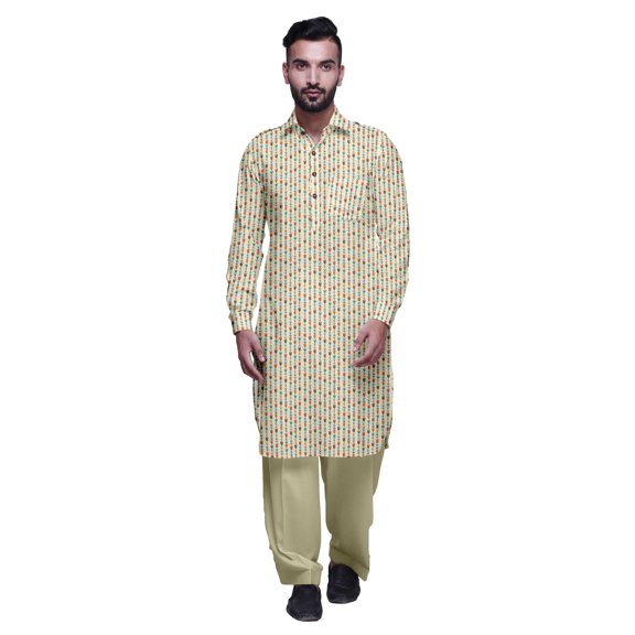 Atasi PathaniÂ KurtaÂ Pajama For Men Full Sleeve LongÂ KurtaÂ Casual Clothing