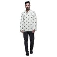 thumbnail image 1 of Atasi Printed Chinese Collar Casual Kurta Ethnic Shirt Mens Short Kurta Tunic, 1 of 5
