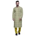 thumbnail image 1 of Atasi Printed Designer Kurta For Boys Casual Kurta Pajama Set Ethnic Summer Clothing, 1 of 5