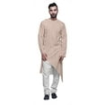 thumbnail image 1 of Atasi Printed Ethnic Kurta With White Churidar Pajama Set For Men Summer Wear, 1 of 3