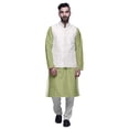 thumbnail image 1 of Atasi Printed Kurta Pyjama Set Traditional Ethnic Wear Mandarin Casual Clothing, 1 of 5