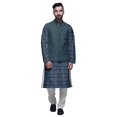 thumbnail image 1 of Atasi Printed Long Sleeve Classic Ethnic Kurta Pyjama Set For Mens Casual Wear, 1 of 5