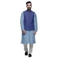 thumbnail image 1 of Atasi Printed Long Sleeve Classic Ethnic Kurta Pyjama Set For Mens Casual Wear, 1 of 5