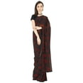thumbnail image 1 of Atasi Printed Poly Georgette Saree For Womens Traditional Indian Wear Saree With Stitched Blouse, 1 of 7