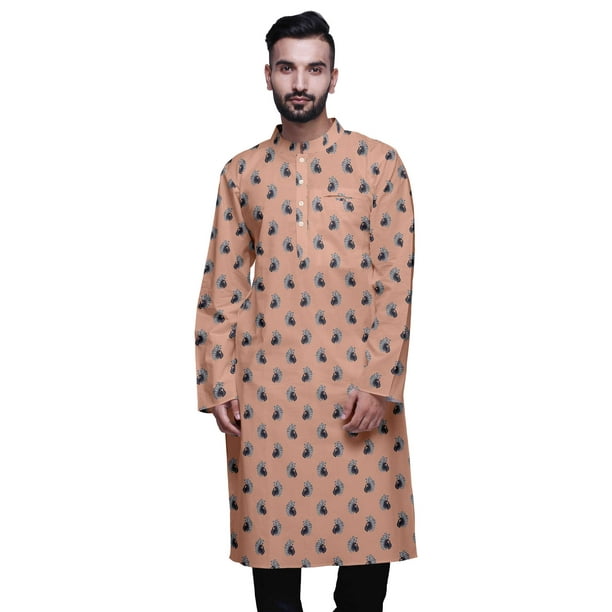 Atasi Printed Summer Kurta For Men Party Wear Casual Kurtas Ethnic Clothing