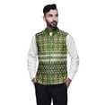 thumbnail image 1 of Atasi Printed Wedding Jackets For Men Nehru Jacket Waist Coat For Wedding & Festive Season-XX-Large, 1 of 3