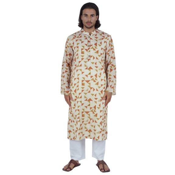 Atasi Traditional Party Wear Long Sleeve Kurta Mandarin Collar Neck Casual Wear