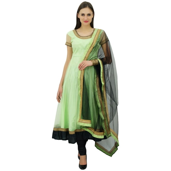 Atasi Women Anarkali Salwaar Suit With Dupatta Custom Clothing - Sizes Available