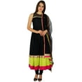 thumbnail image 1 of Atasi Womens Anarkali Kurta Salwaar Kameez Suit with Dupatta Chic Ethnic Dress, 1 of 4